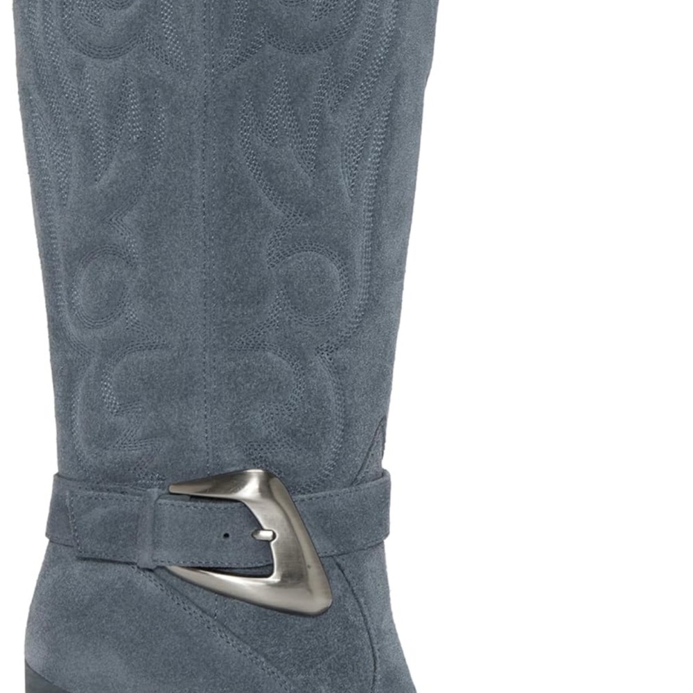 Vince Camuto Biancaa Knee High Western Boot Wide Calf - Picture 5 of 5